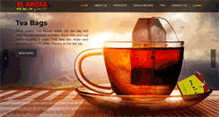 Desktop Screenshot of elarosatea.com